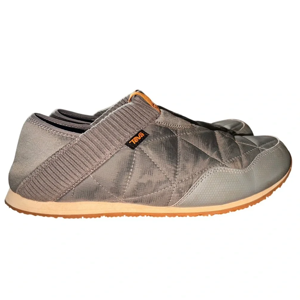 Teva Ember Moc Grey Quilted Slip On Shoe Mens 12 1018226